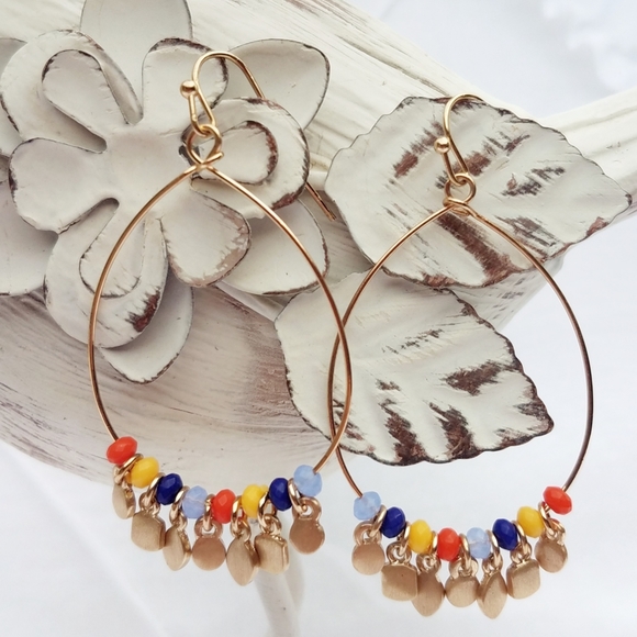 Colorful earring and necklace set - Picture 7 of 10